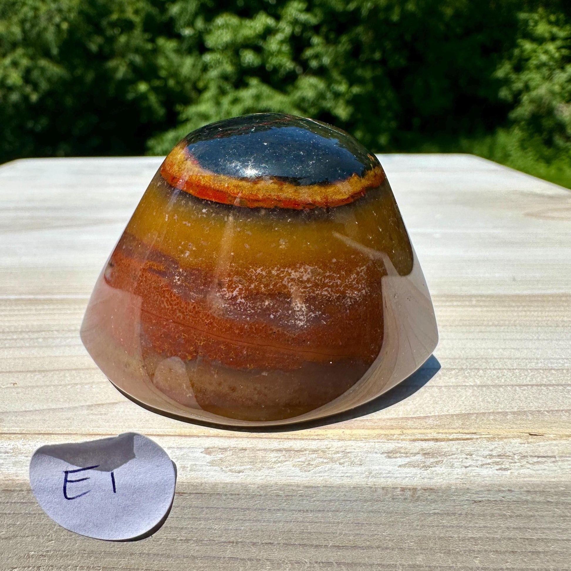 Large Shiva Agate Eye from India | Eye Of Shiva Crystals | Third Eye Agate Crystals | Gems & Minerals | Crystal Collector Home Decor - #1