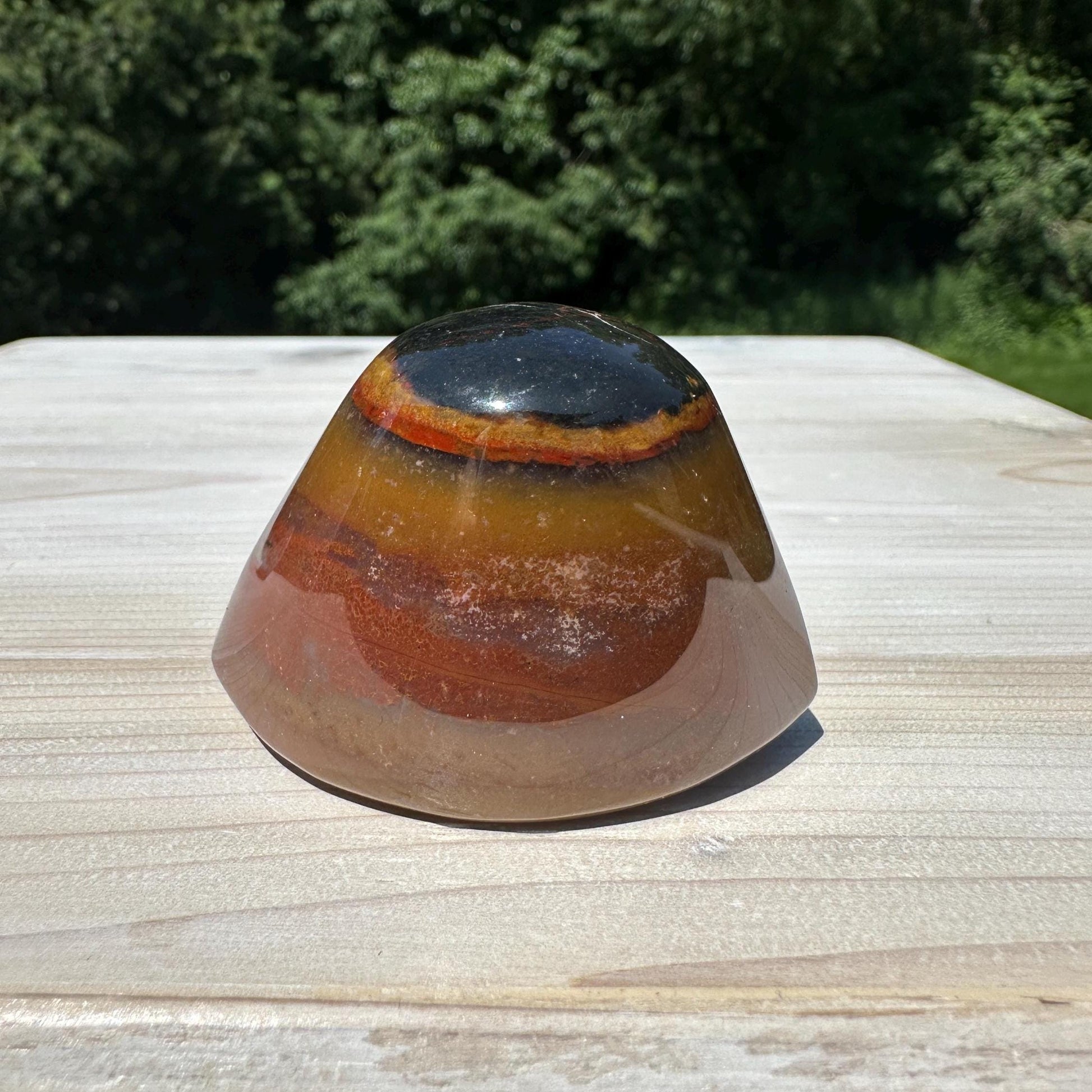 Large Shiva Agate Eye from India | Eye Of Shiva Crystals | Third Eye Agate Crystals | Gems & Minerals | Crystal Collector Home Decor - #1
