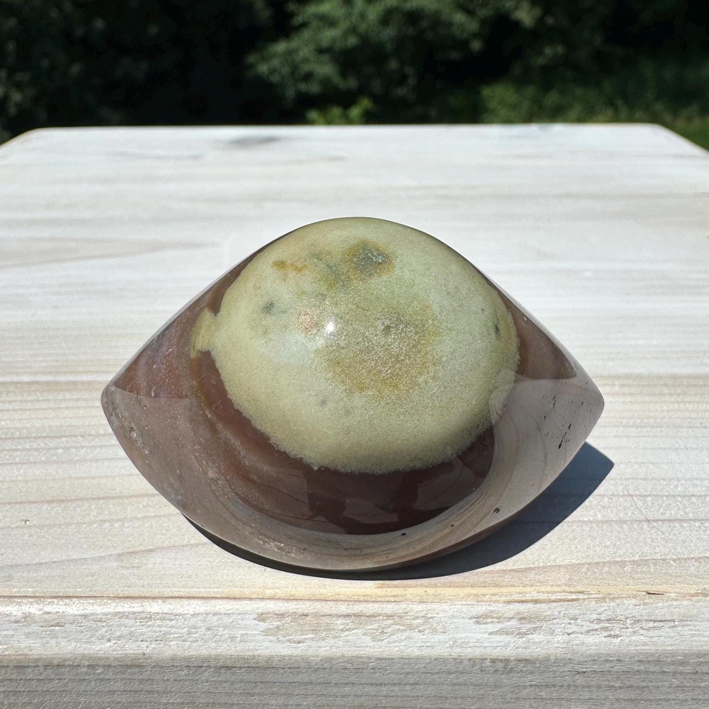 Large Shiva Agate Eye from India | Eye Of Shiva Crystals | Third Eye Agate Crystals | Gems & Minerals | Crystal Collector Home Decor - #3