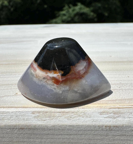Small Shiva Agate Eye from India | Eye Of Shiva Crystals | Third Eye Agate Crystals | Gems & Minerals | Crystal Collector Home Decor - #8