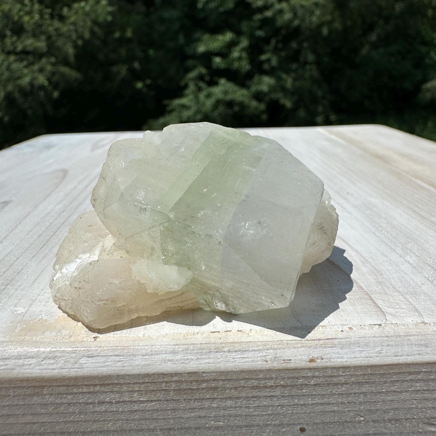 Pretty Apophyllite with Stilbite and Chalcedony Cluster
