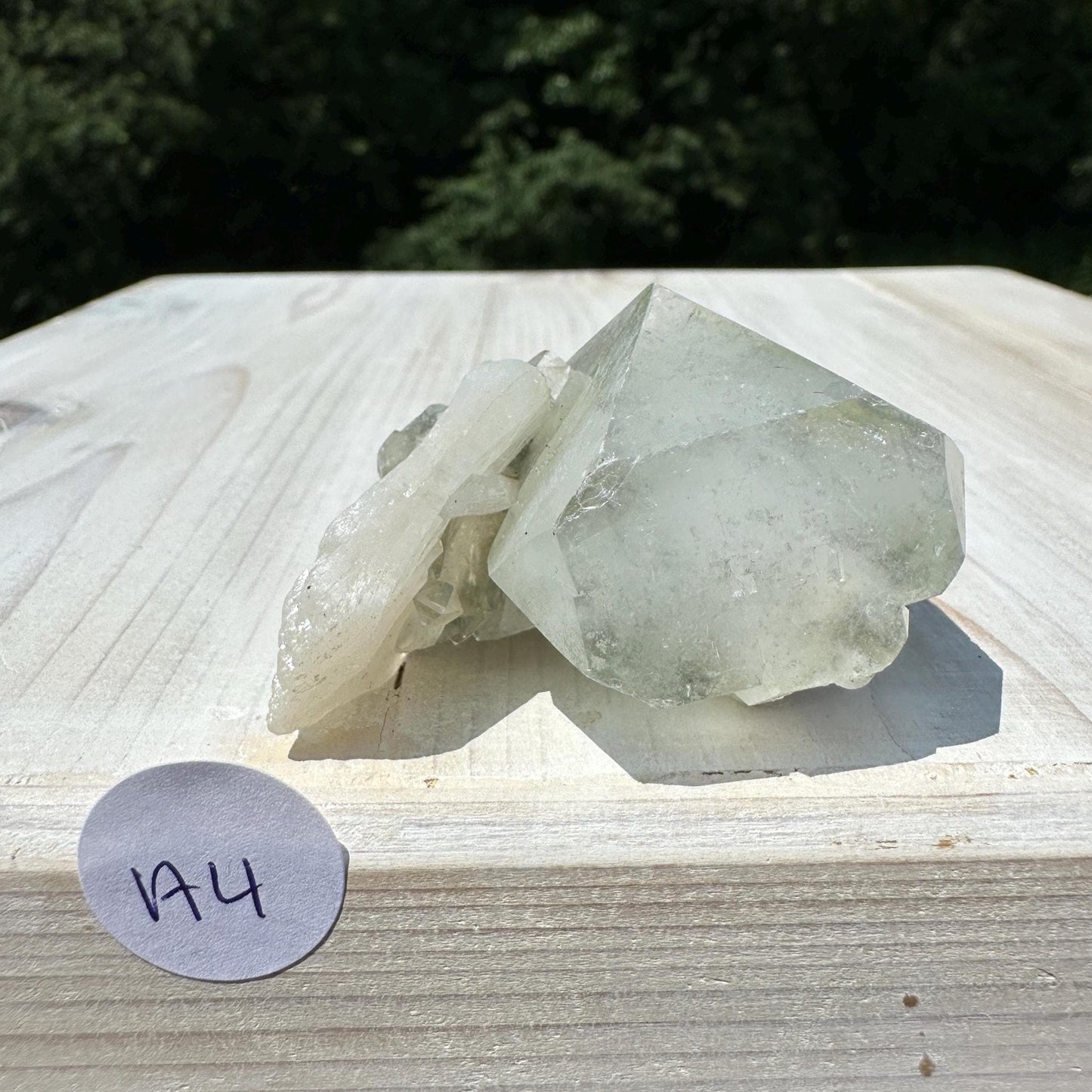 Pretty Apophyllite with Stilbite and Chalcedony Cluster
