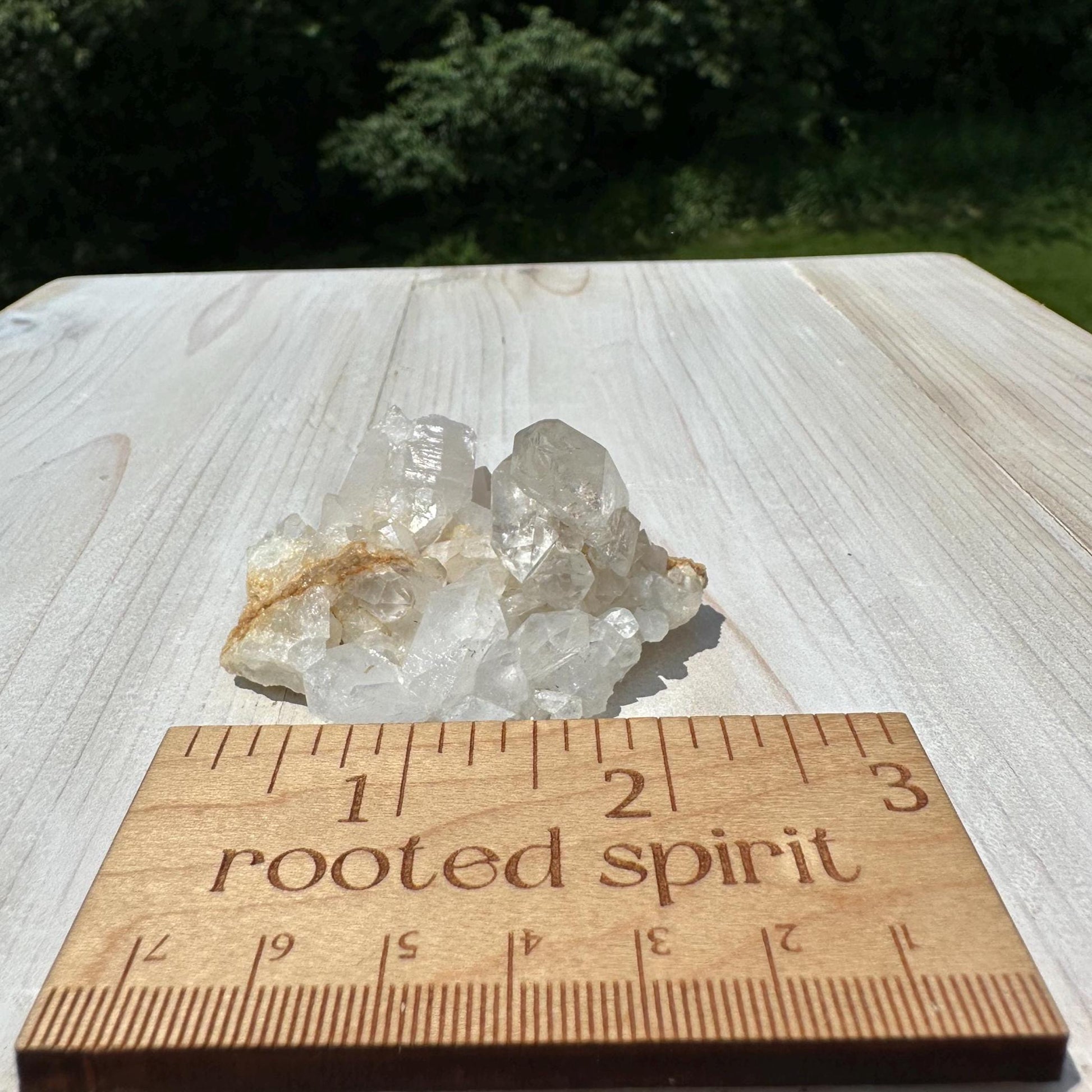 Beautiful Quartz Cluster with Hematite
