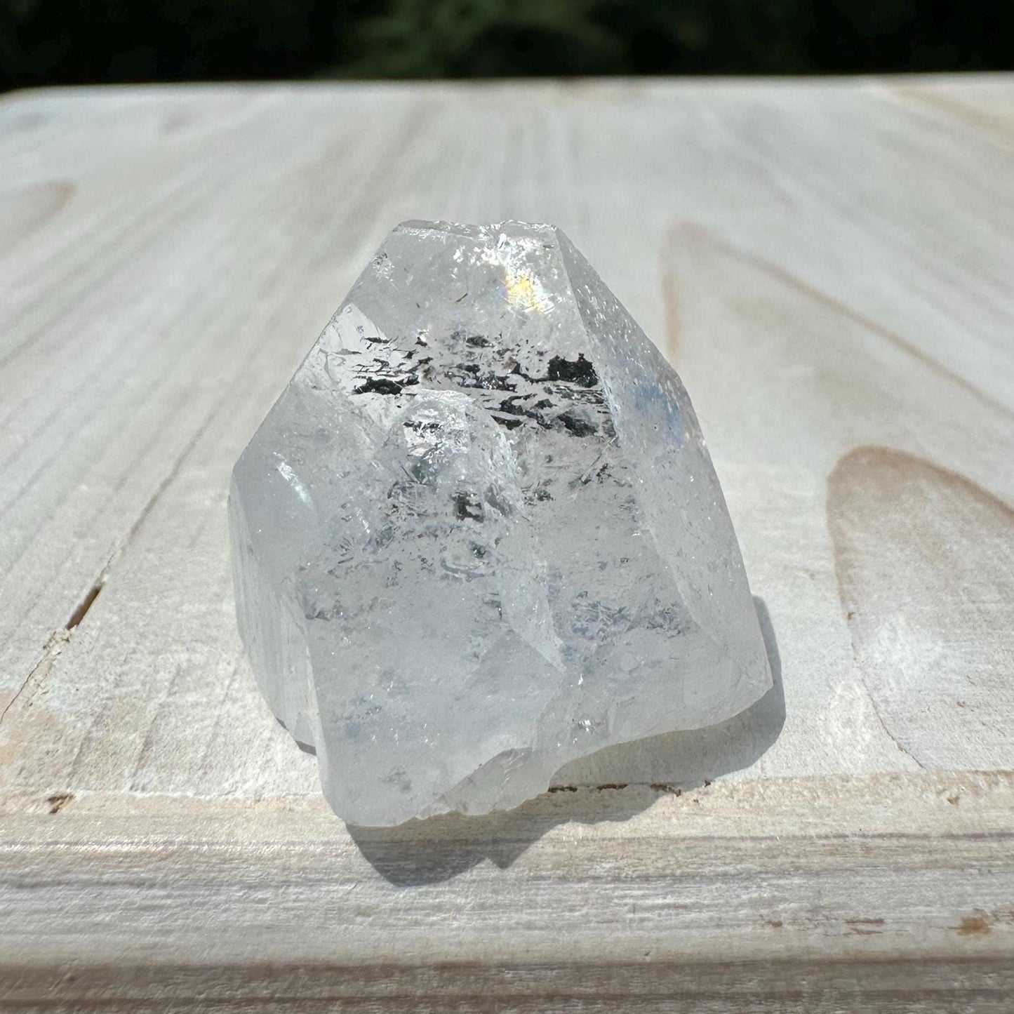 Pretty Twin Apophyllite Point - #1