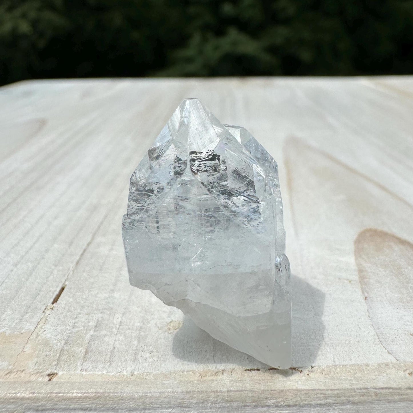 Pretty Twin Apophyllite Point - #4