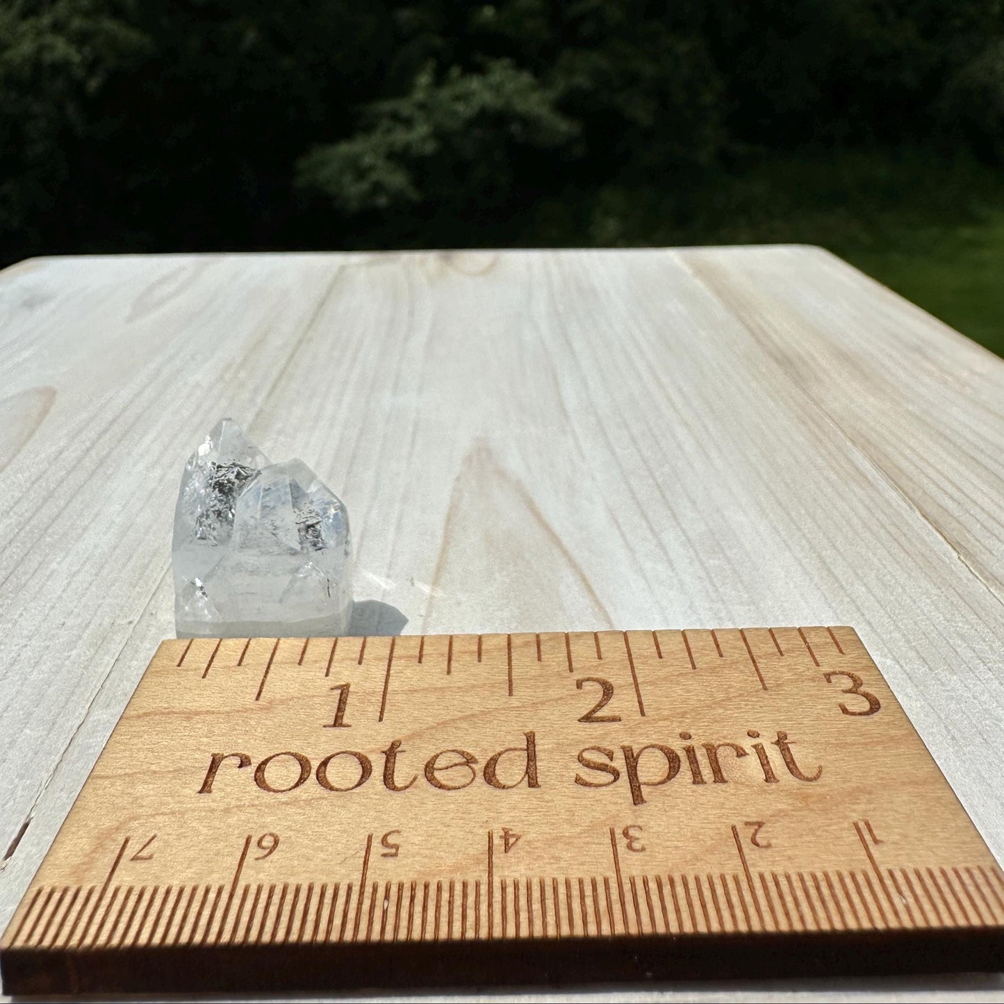 Pretty Twin Apophyllite Point - #4