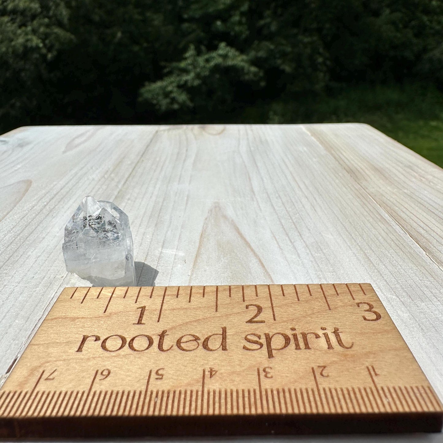 Pretty Twin Apophyllite Point - #4