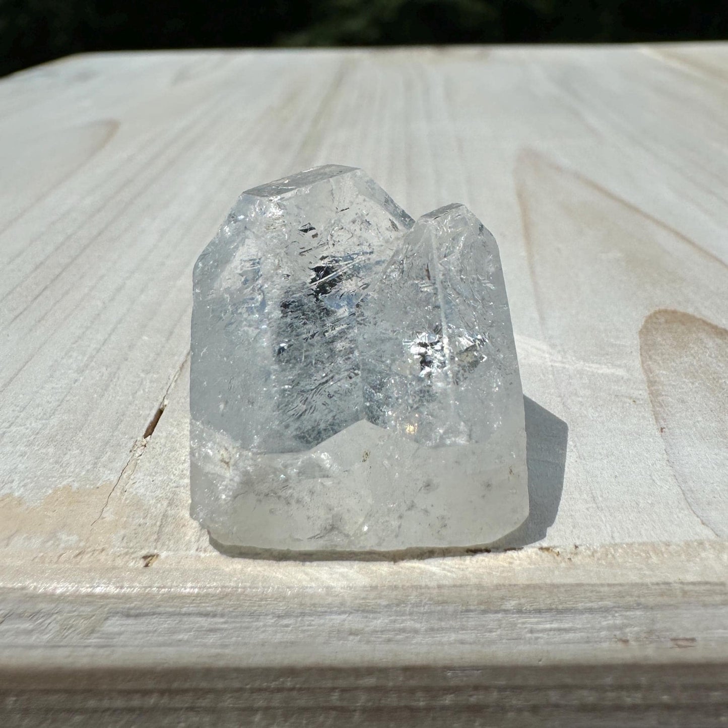 Pretty Twin Apophyllite Point - #5