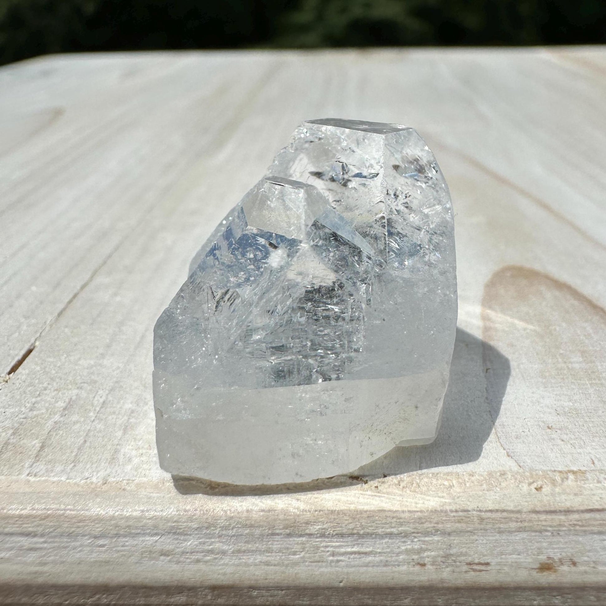 Pretty Twin Apophyllite Point - #5