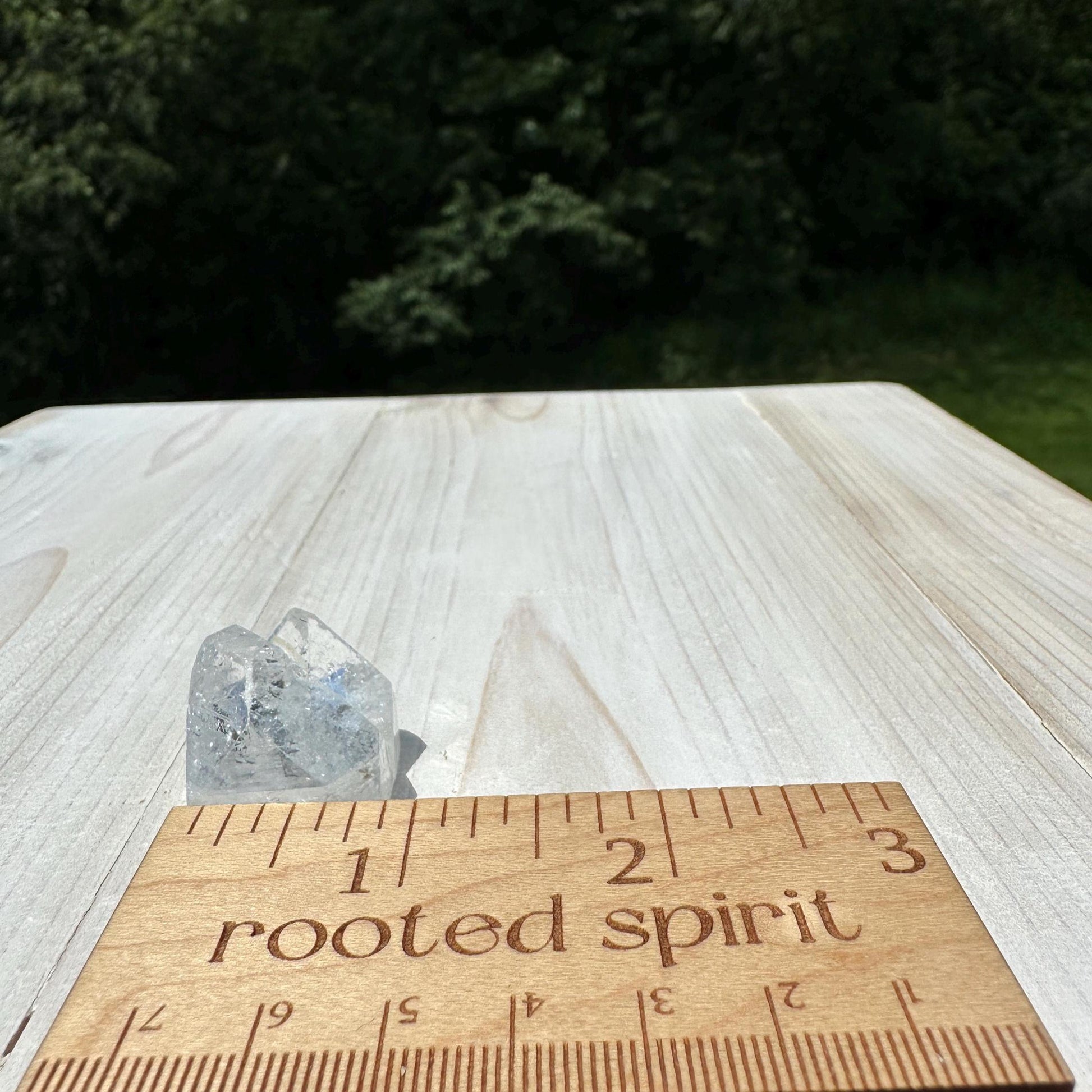 Pretty Twin Apophyllite Point - #5