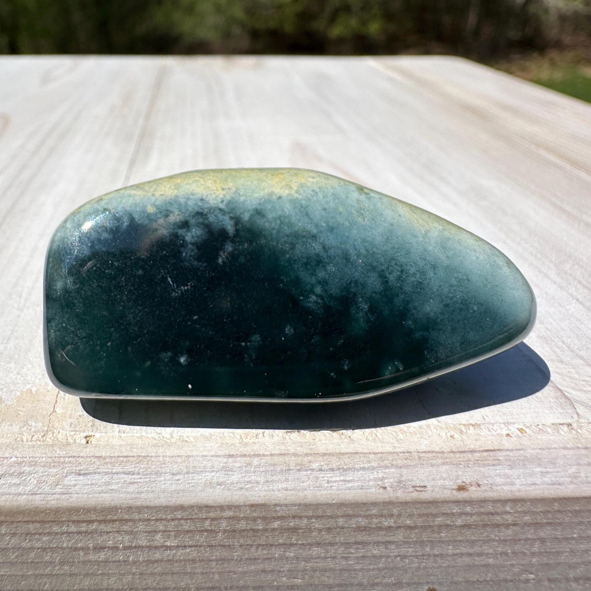 Polished Guatemalan Jadeite Freeform - #1