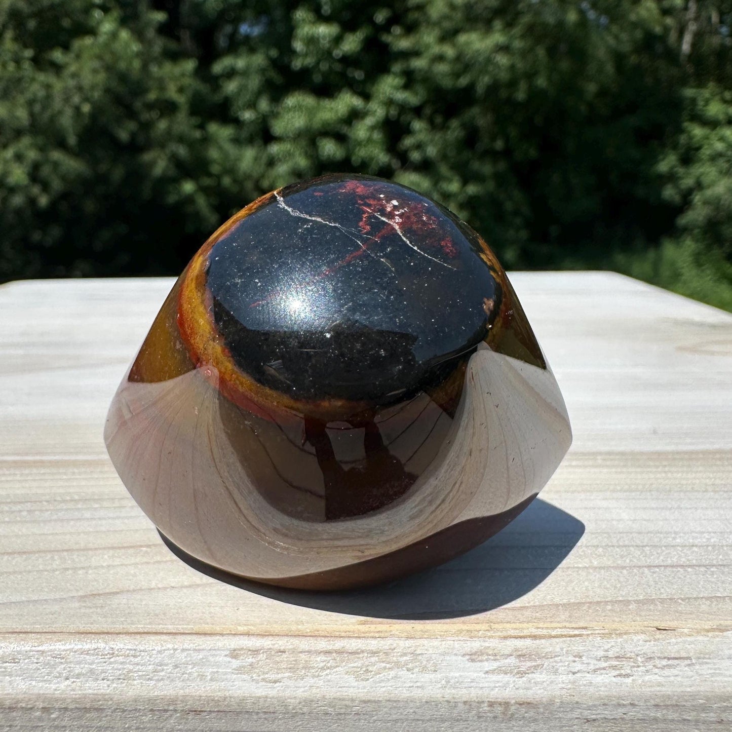 Large Shiva Agate Eye from India | Eye Of Shiva Crystals | Third Eye Agate Crystals | Gems & Minerals | Crystal Collector Home Decor - #1