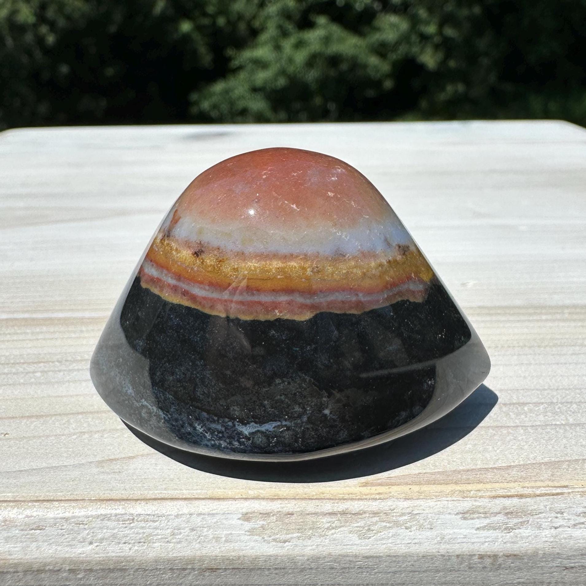 Medium Shiva Agate Eye from India | Eye Of Shiva Crystals | Third Eye Agate Crystals | Gems & Minerals | Crystal Collector Home Decor - #4