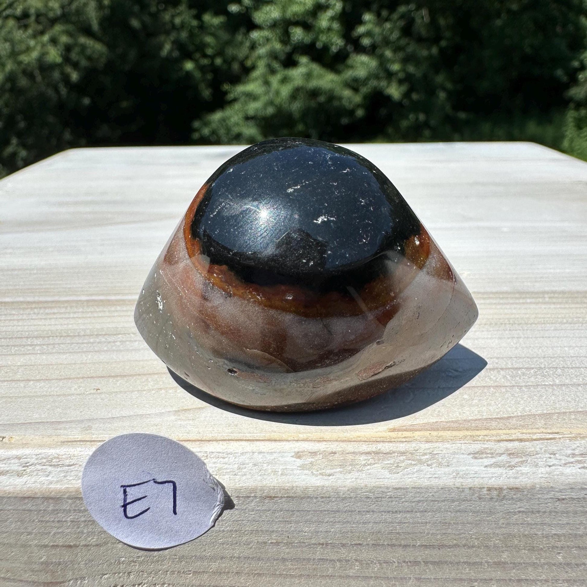 Medium Shiva Agate Eye from India | Eye Of Shiva Crystals | Third Eye Agate Crystals | Gems & Minerals | Crystal Collector Home Decor - #7
