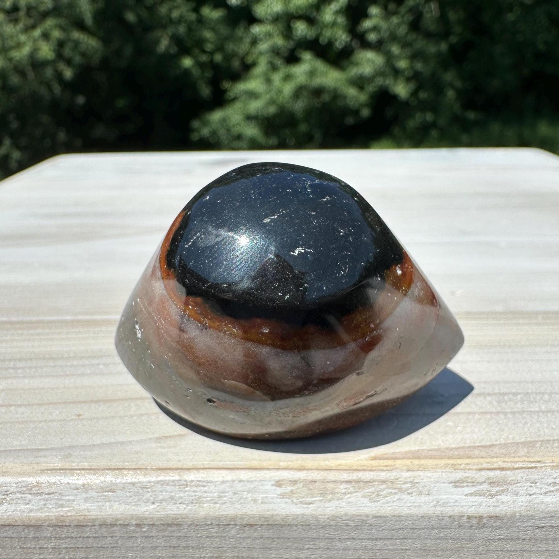 Medium Shiva Agate Eye from India | Eye Of Shiva Crystals | Third Eye Agate Crystals | Gems & Minerals | Crystal Collector Home Decor - #7