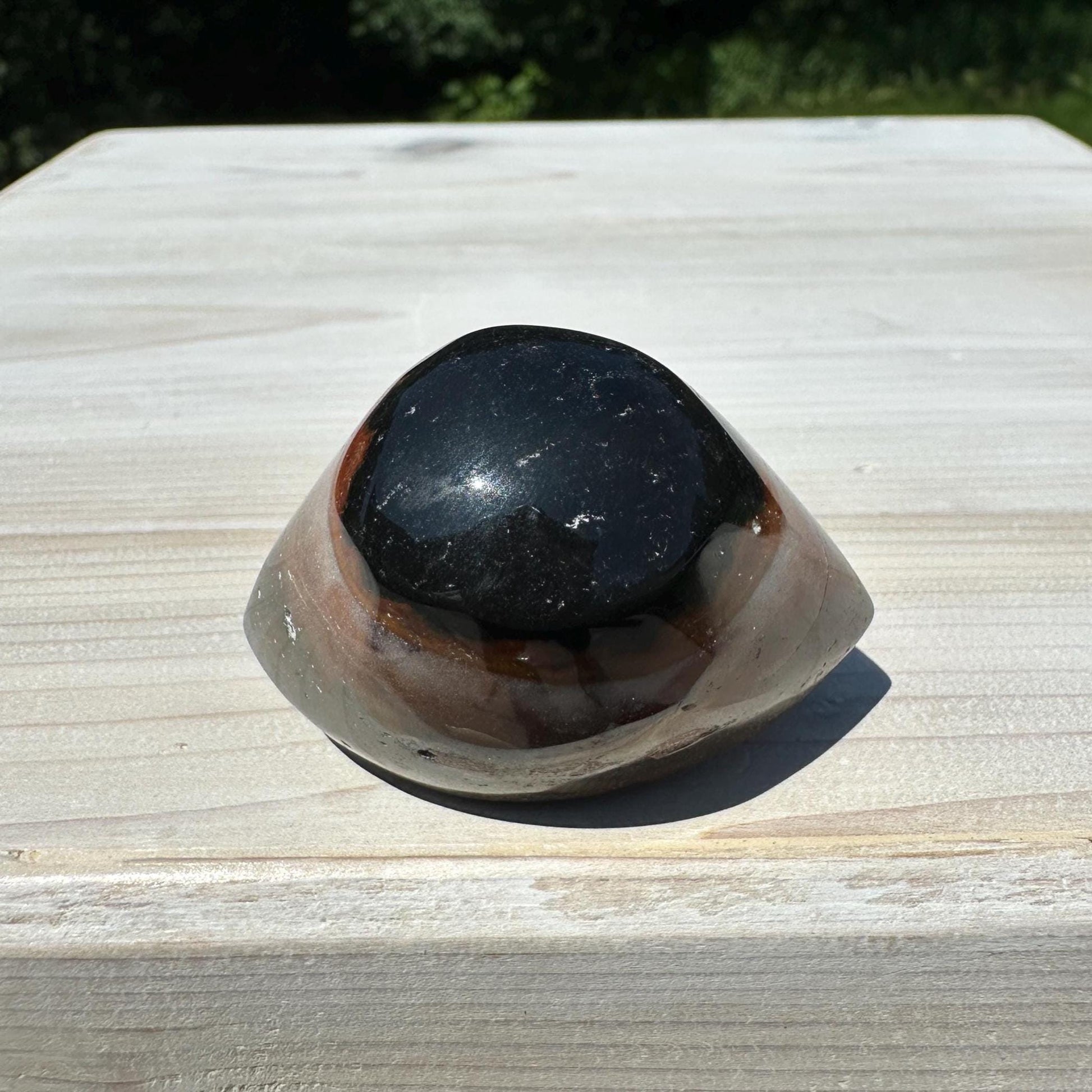 Medium Shiva Agate Eye from India | Eye Of Shiva Crystals | Third Eye Agate Crystals | Gems & Minerals | Crystal Collector Home Decor - #7