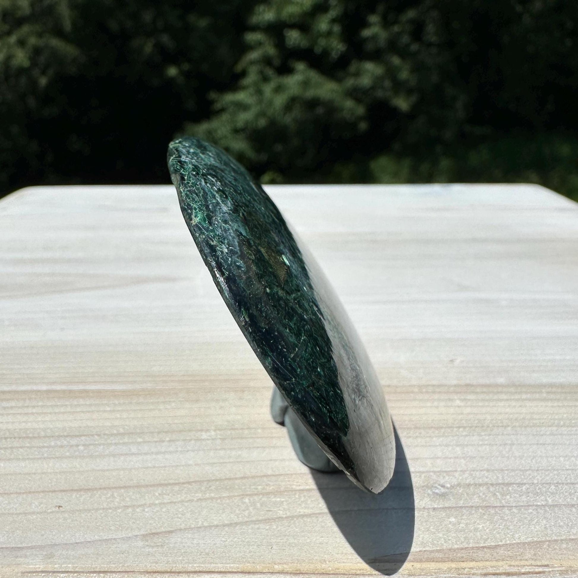 Stunning Fuchsite and Green Mica Cabochon - #3