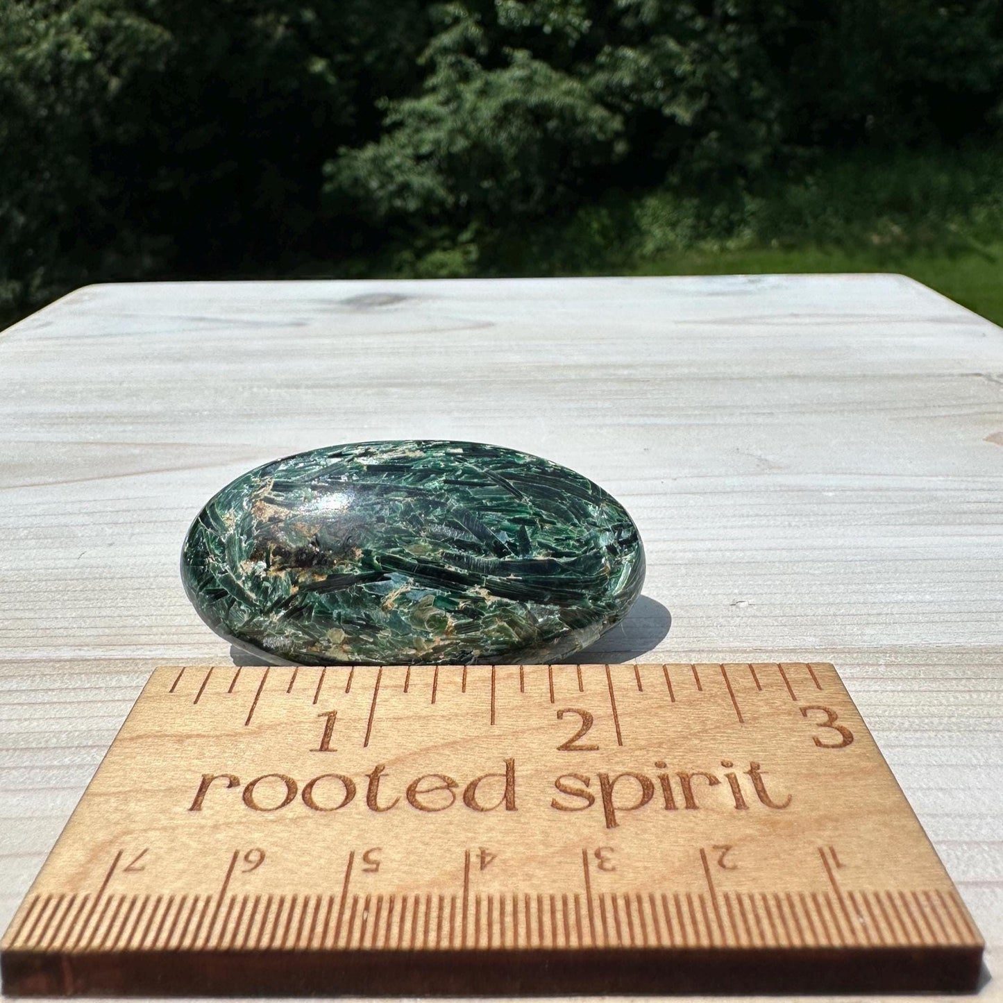 Stunning Fuchsite and Green Mica Cabochon - #4