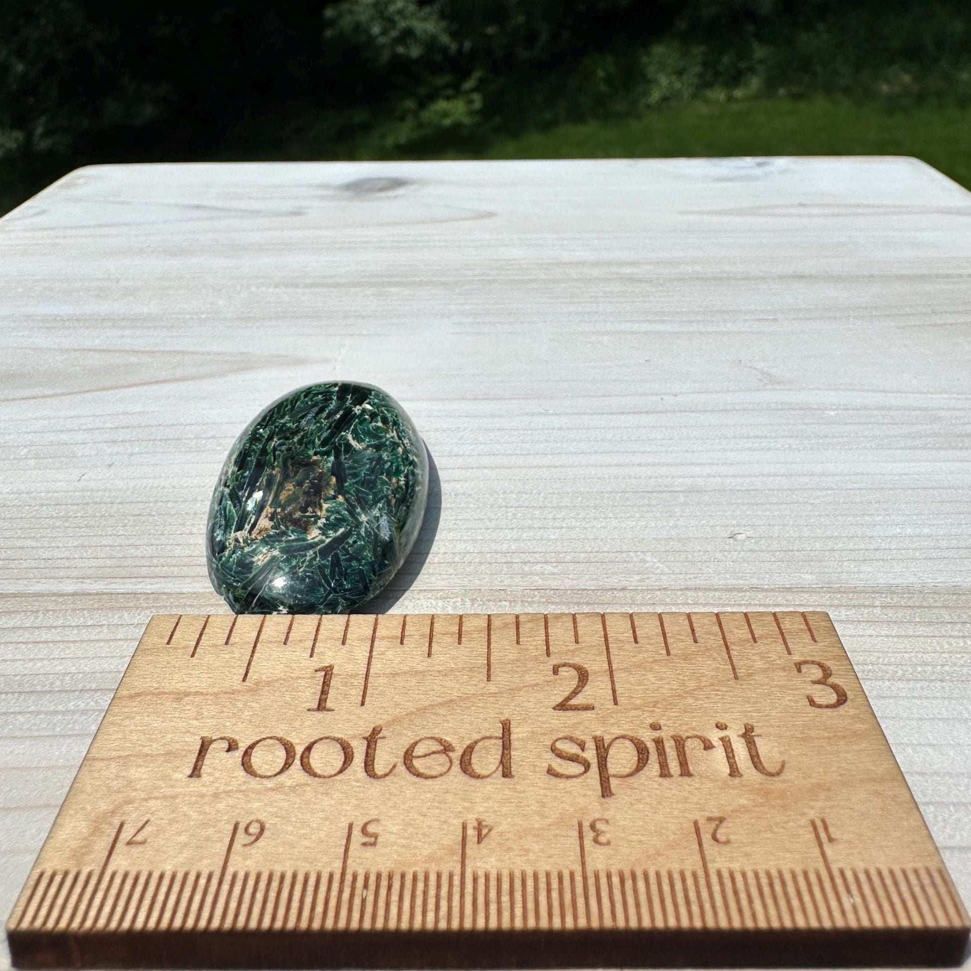 Stunning Fuchsite and Green Mica Cabochon - #4