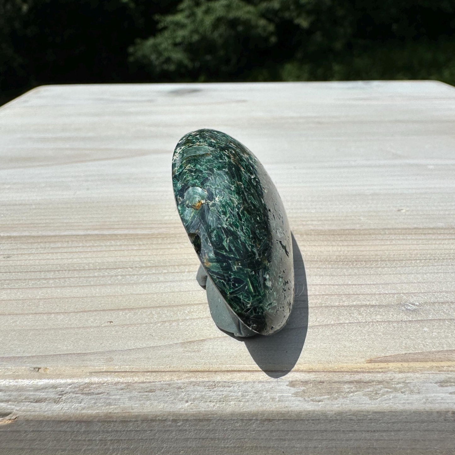 Stunning Fuchsite and Green Mica Cabochon - #5