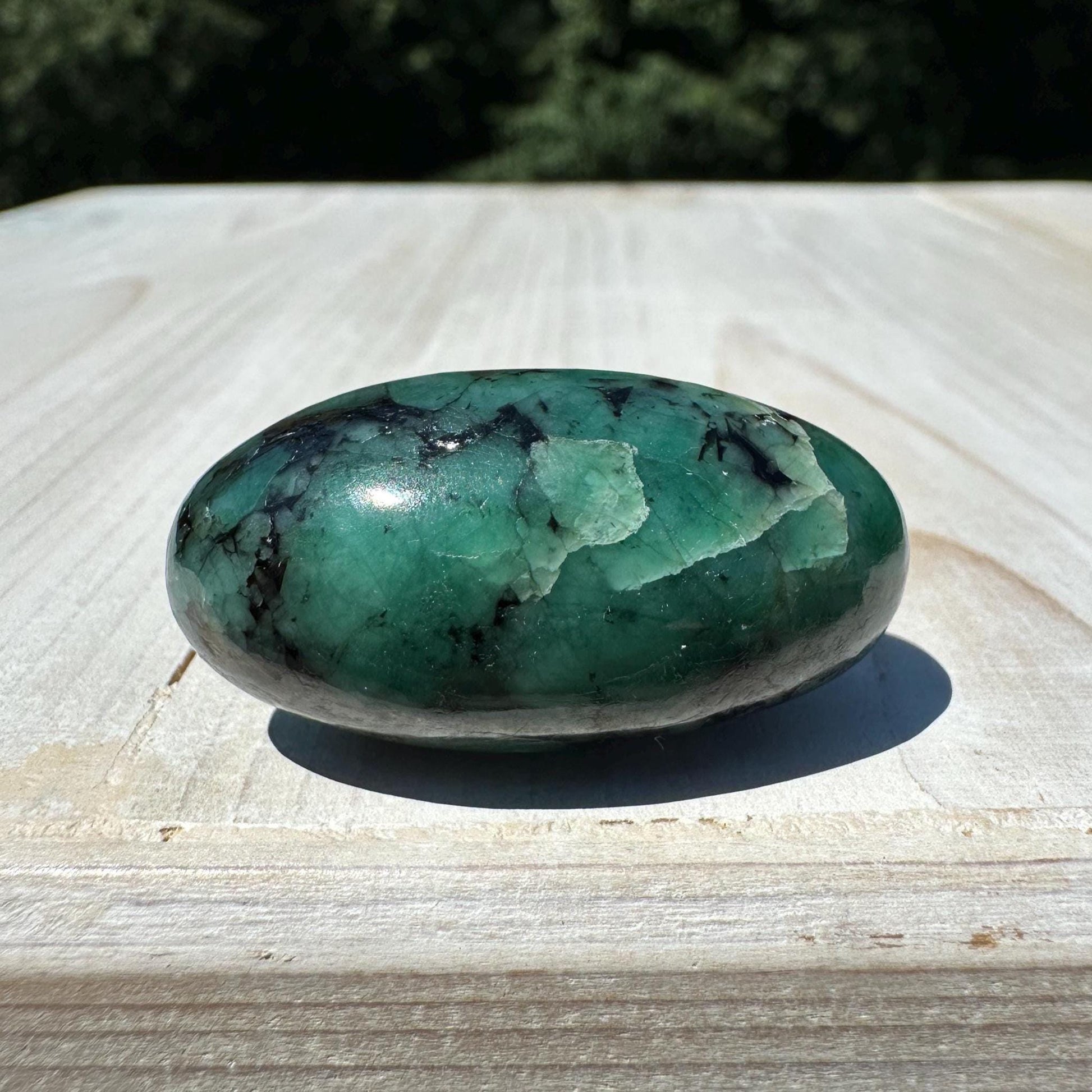 Beautiful Natural High Quality Emerald Polished Lingam - #3
