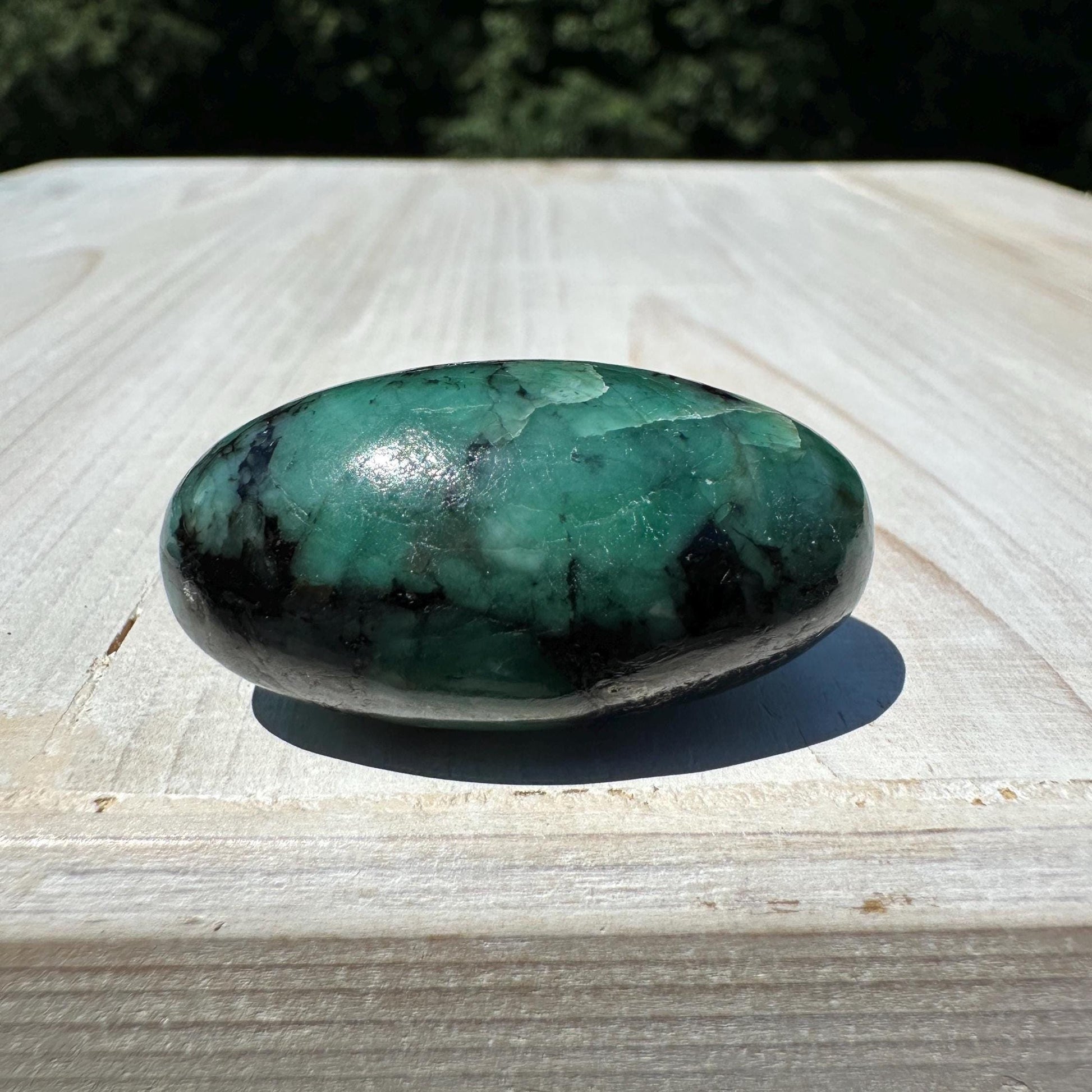 Beautiful Natural High Quality Emerald Polished Lingam - #3