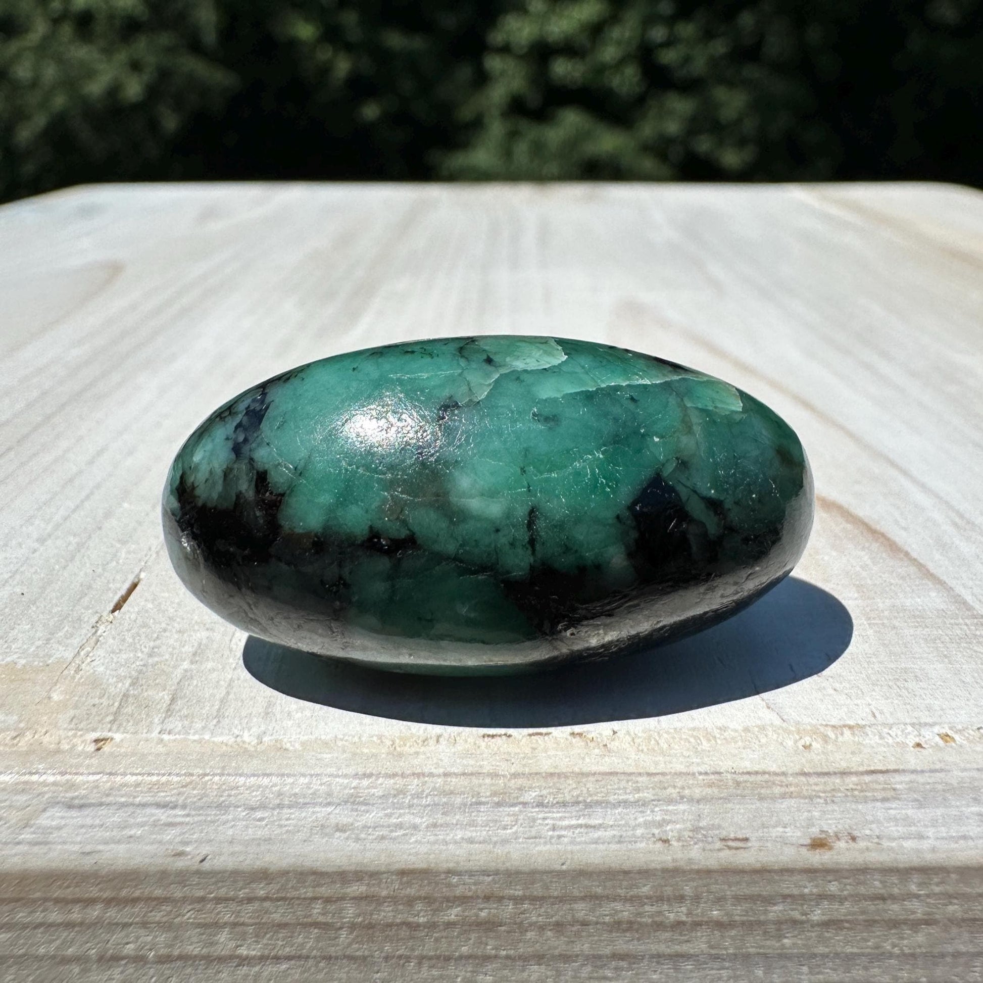 Beautiful Natural High Quality Emerald Polished Lingam - #3