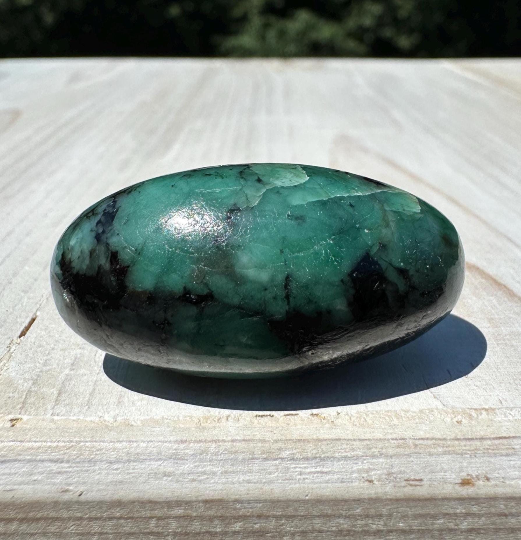 Beautiful Natural High Quality Emerald Polished Lingam - #3