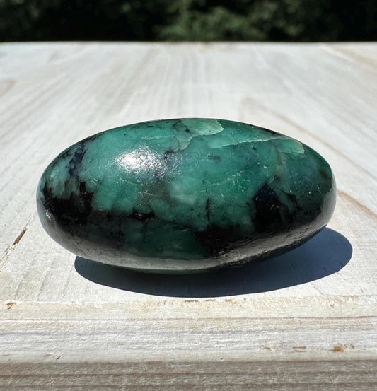 Beautiful Natural High Quality Emerald Polished Lingam - #3