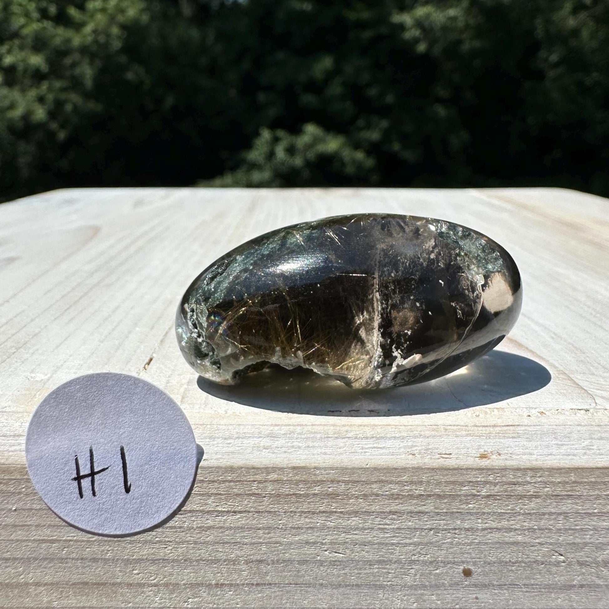 Incredible Himalayan Quartz Lingam with Rutile from India