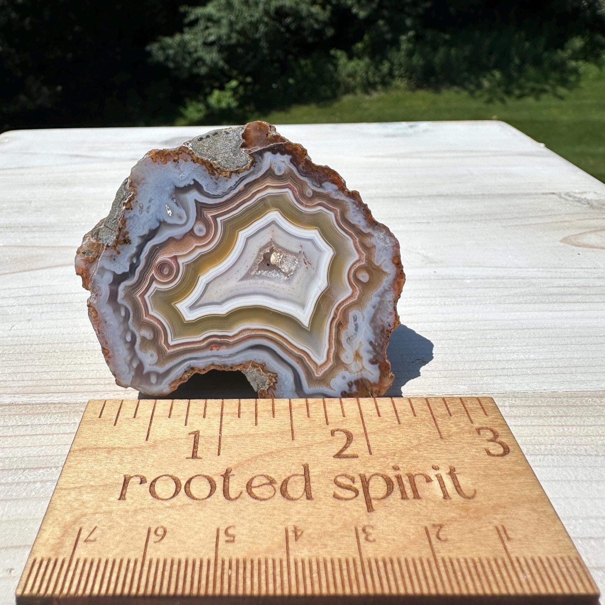 Stunning Moroccan Agate Geode Specimen