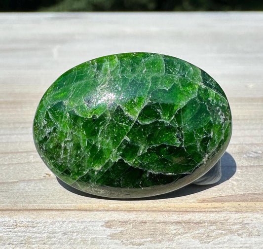 Stunning Chrome Diopside Mini Palm Stone - #1
