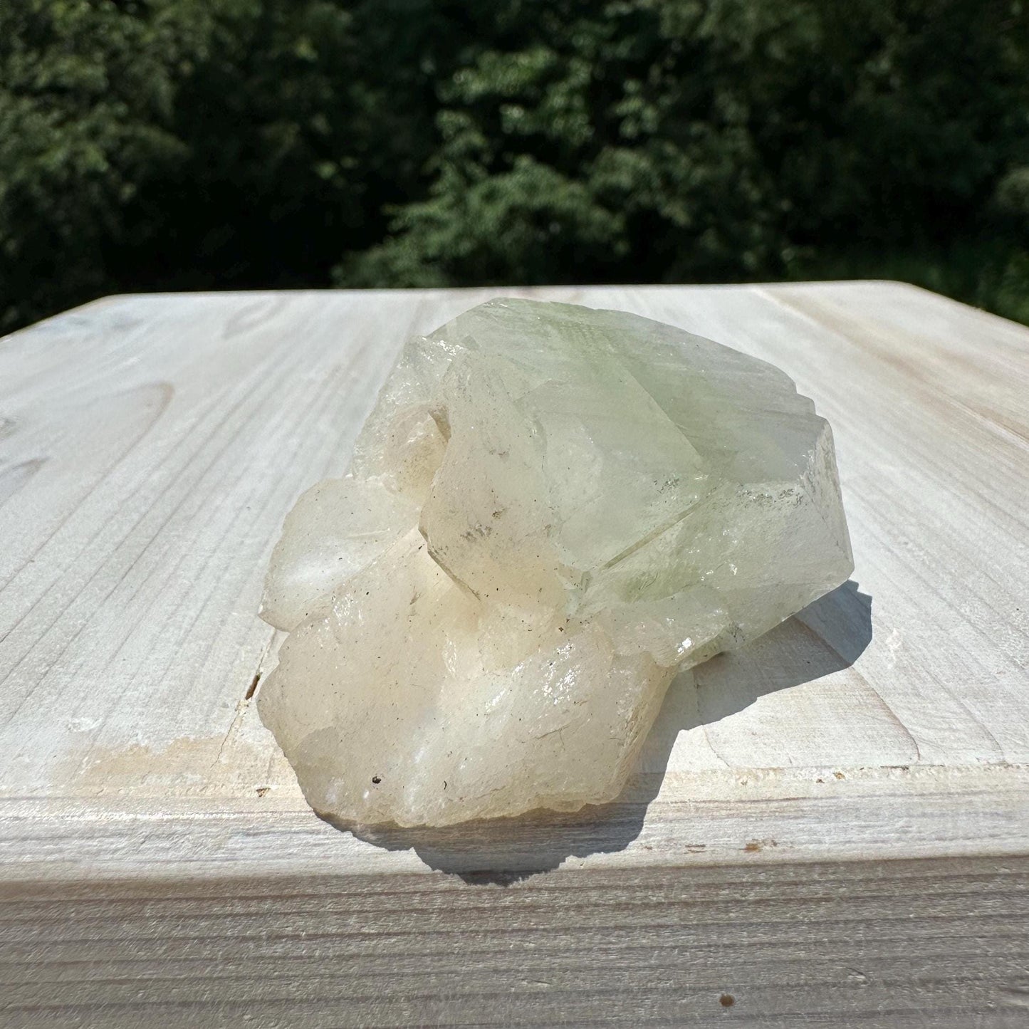 Pretty Apophyllite with Stilbite and Chalcedony Cluster