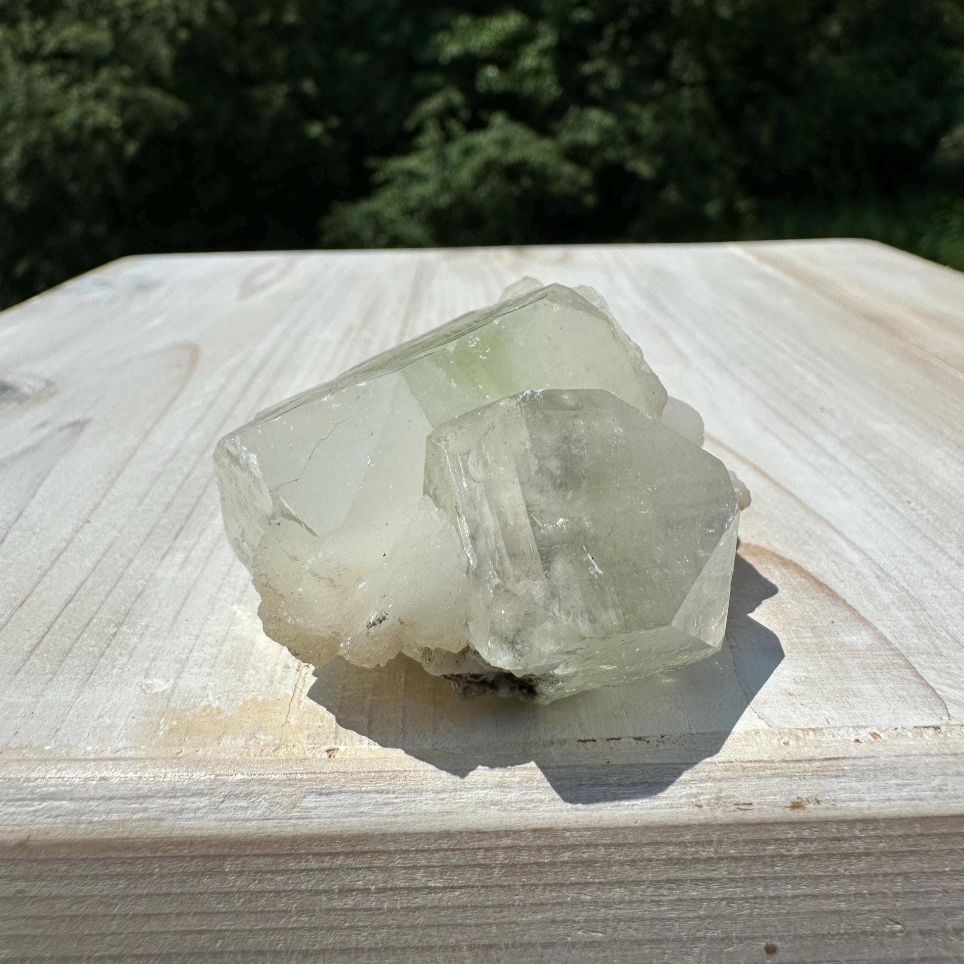 Pretty Apophyllite with Stilbite and Chalcedony Cluster