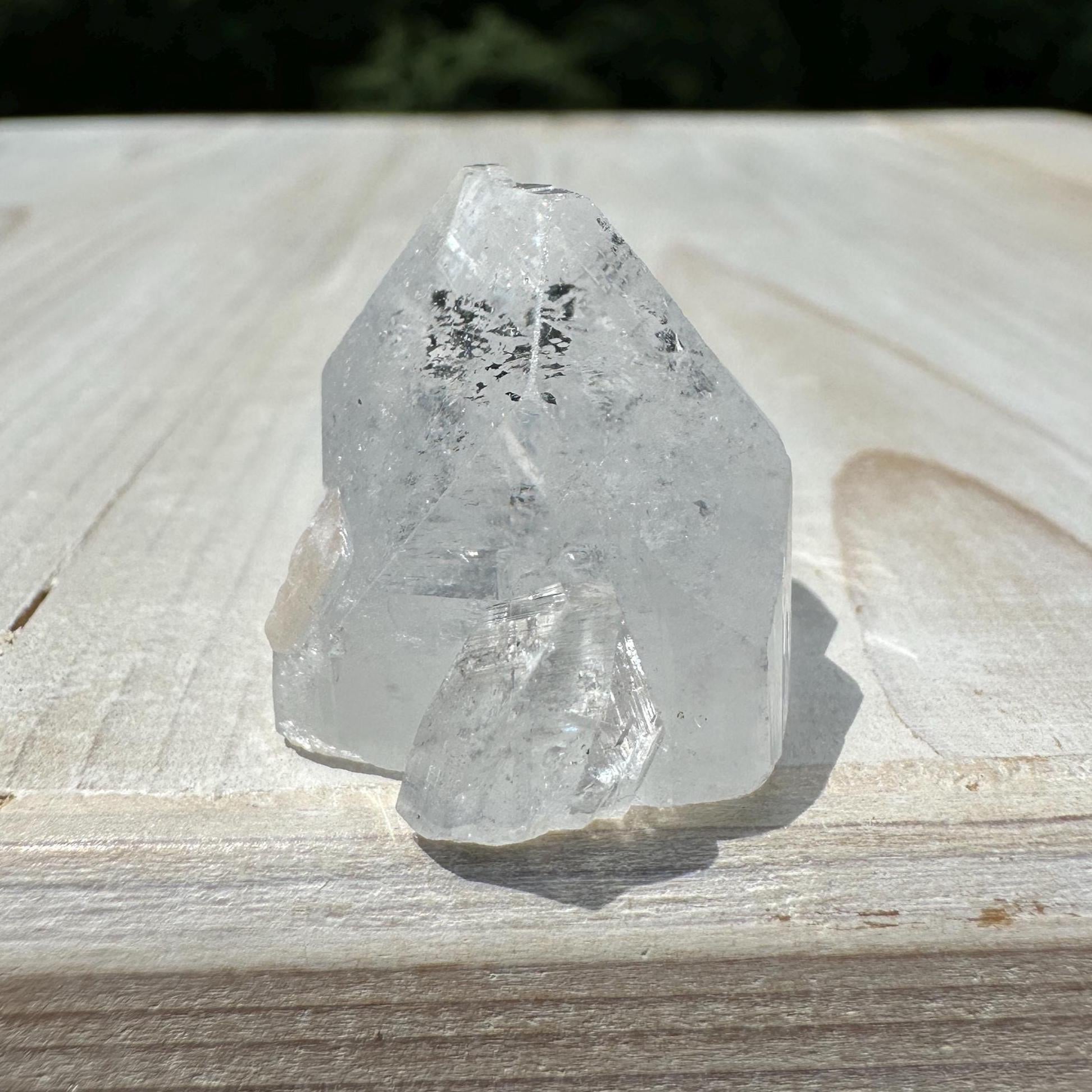 Pretty Twin Apophyllite Point - #1