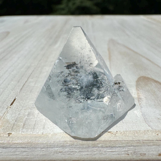 Pretty Twin Apophyllite Point - #2