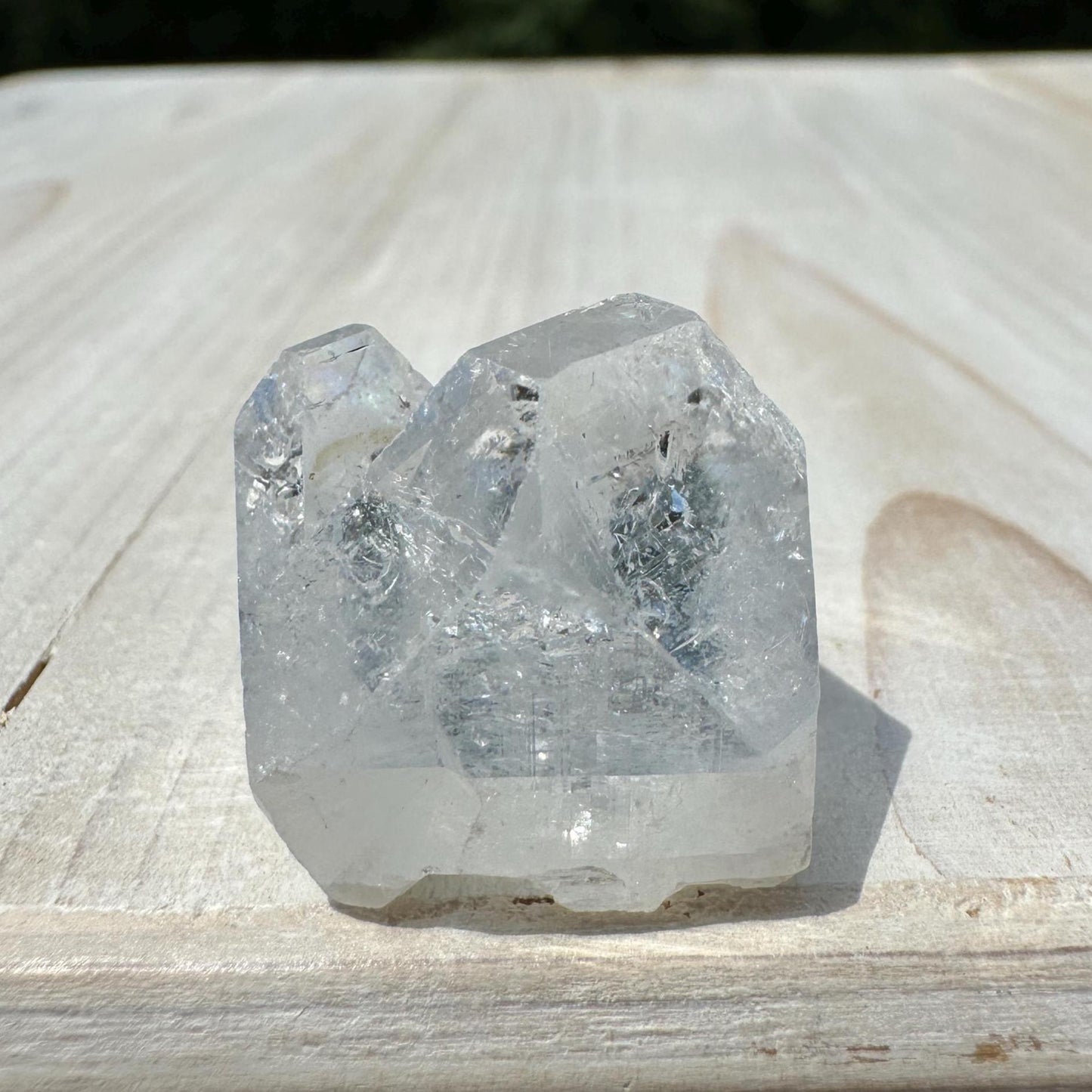 Pretty Twin Apophyllite Point - #5
