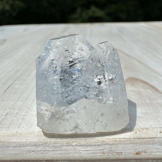 Pretty Twin Apophyllite Point - #5