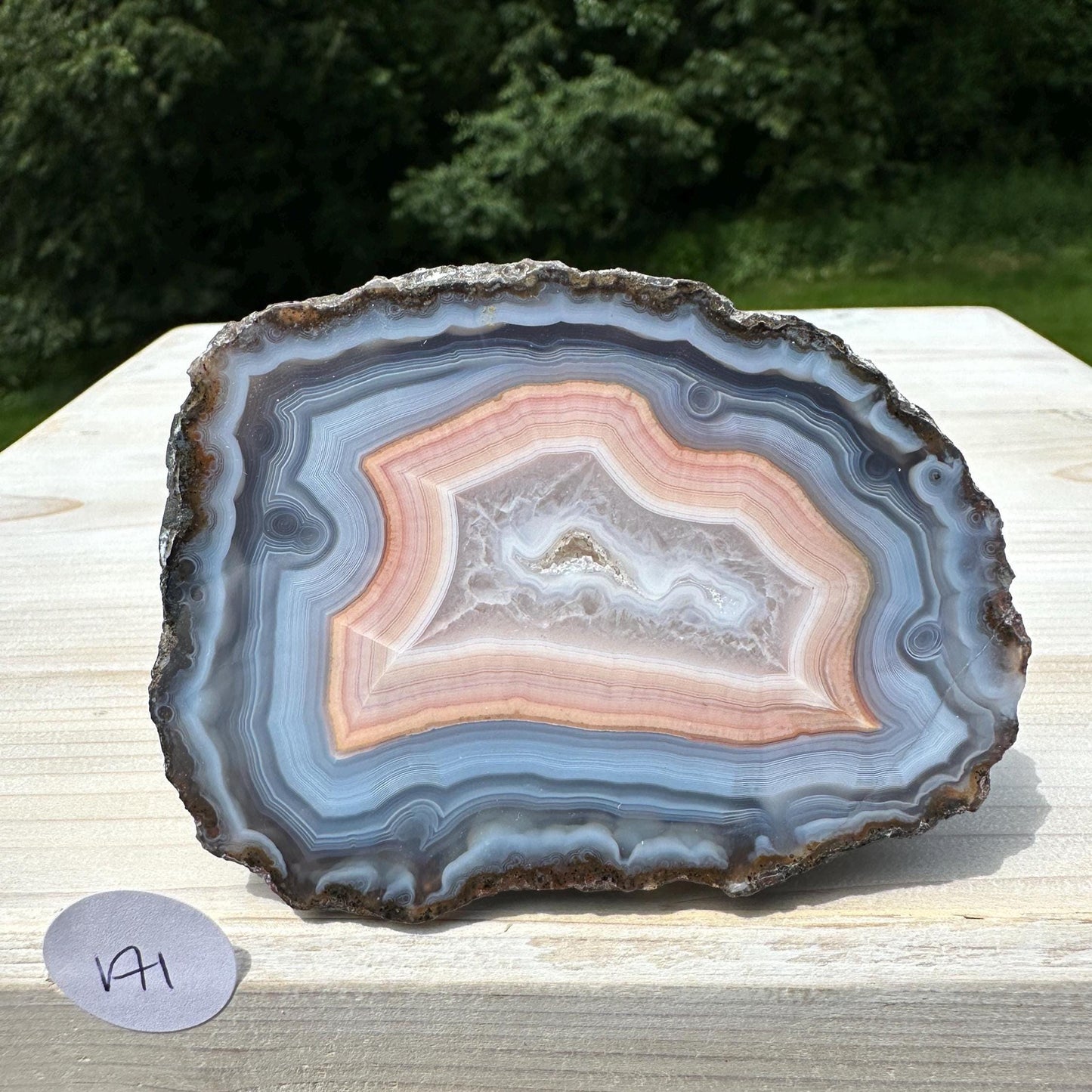 Stunning Moroccan Agate Geode Specimen