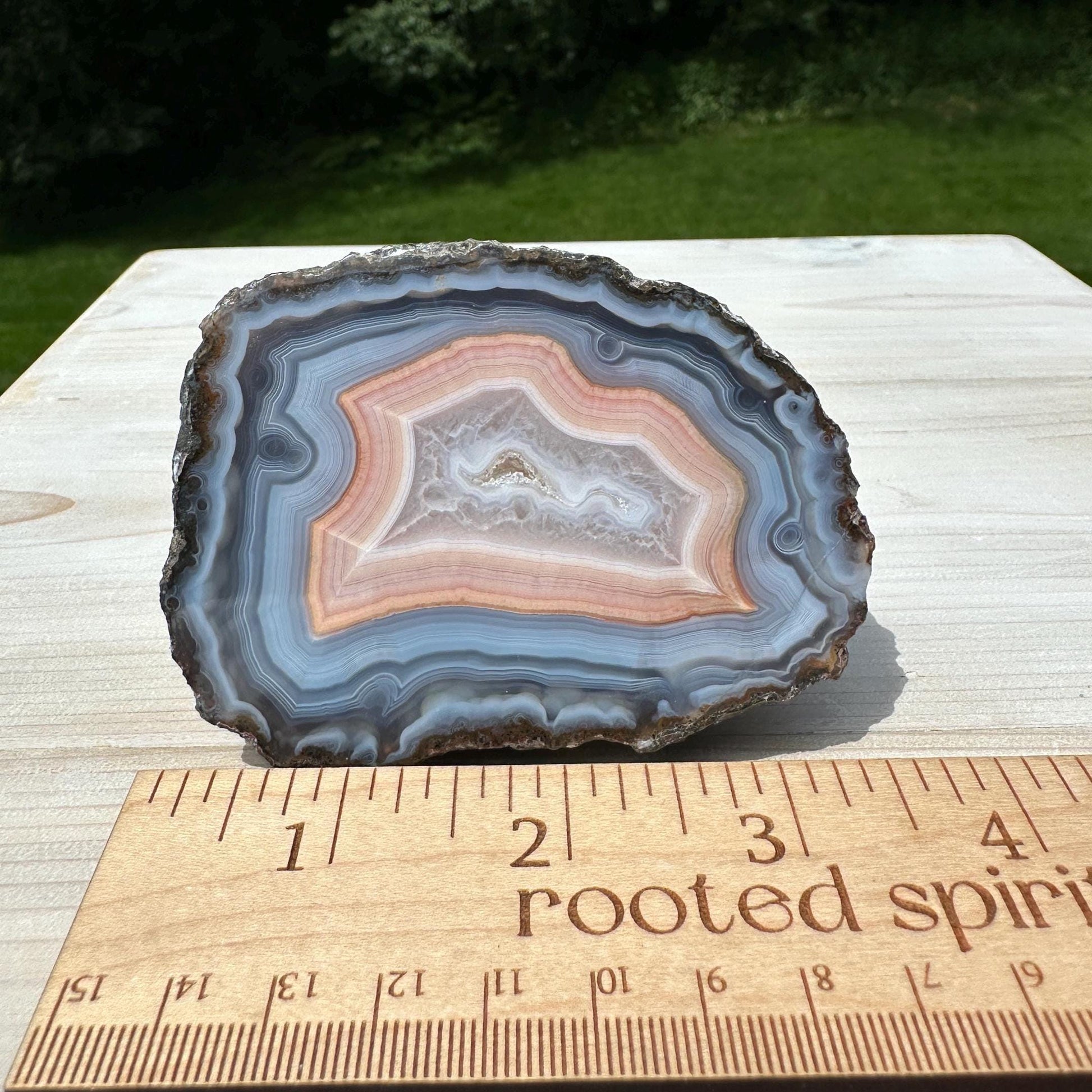 Stunning Moroccan Agate Geode Specimen