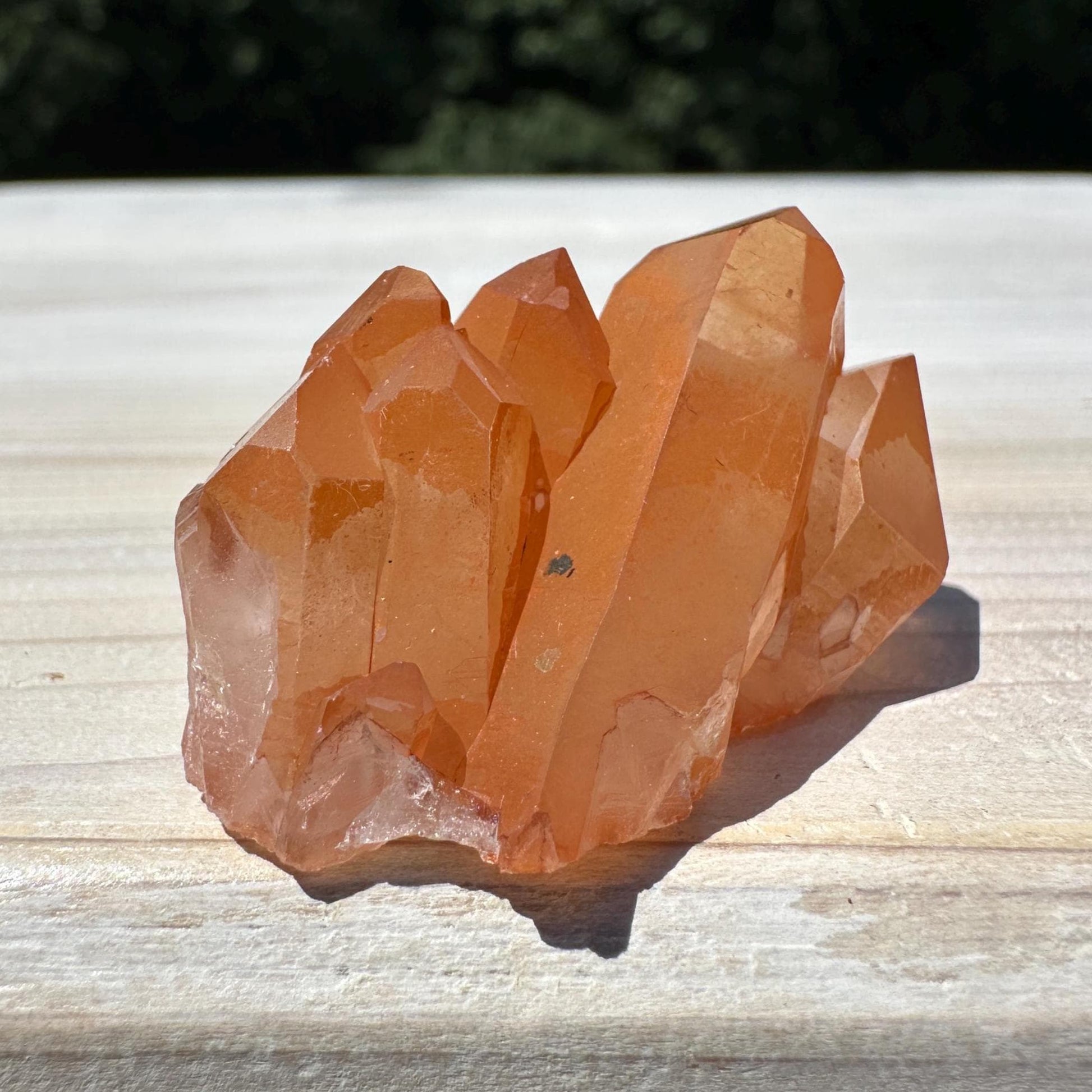 Beautiful Tangerine Quartz Small Cluster - #1