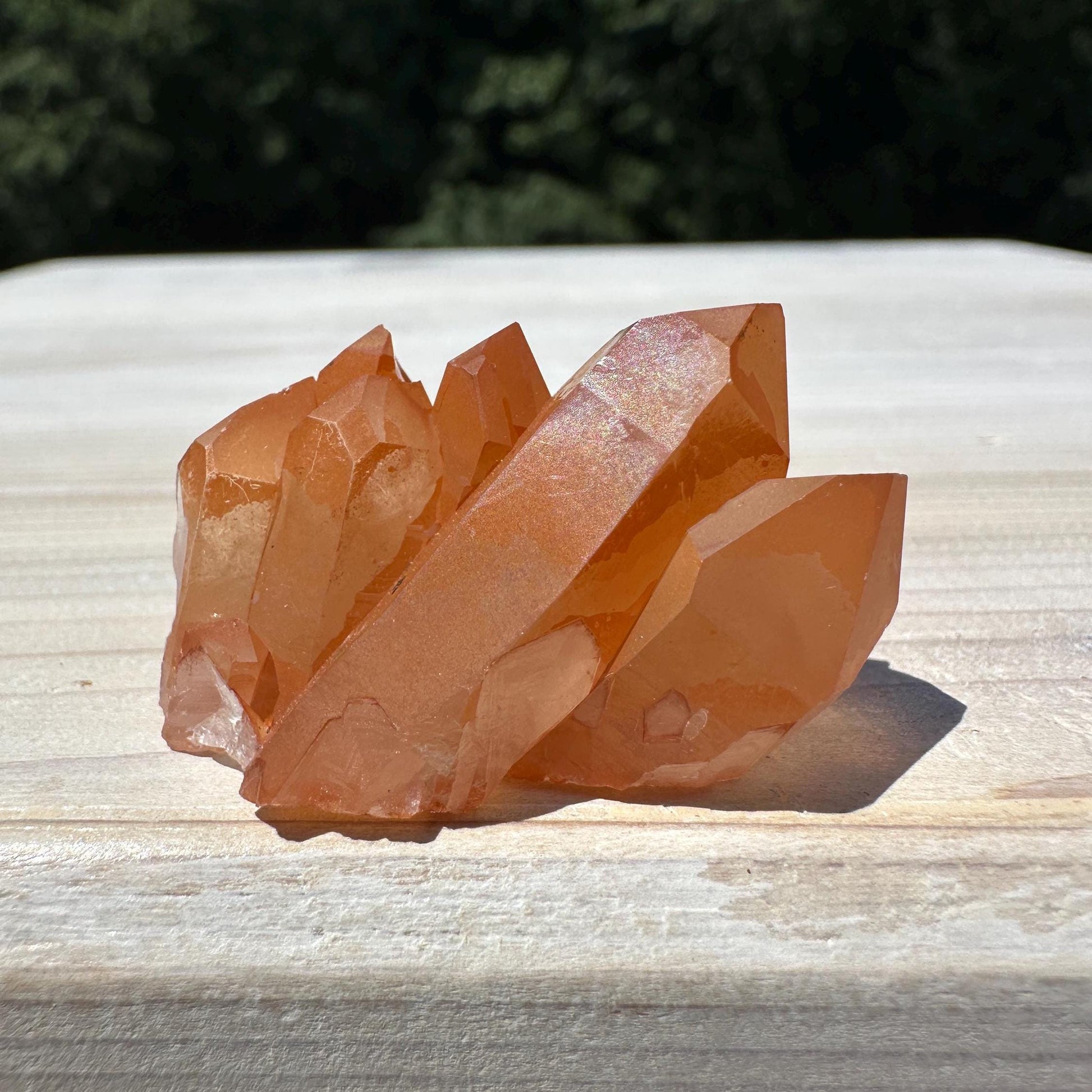 Beautiful Tangerine Quartz Small Cluster - #1