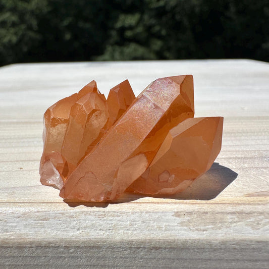 Beautiful Tangerine Quartz Small Cluster - #1