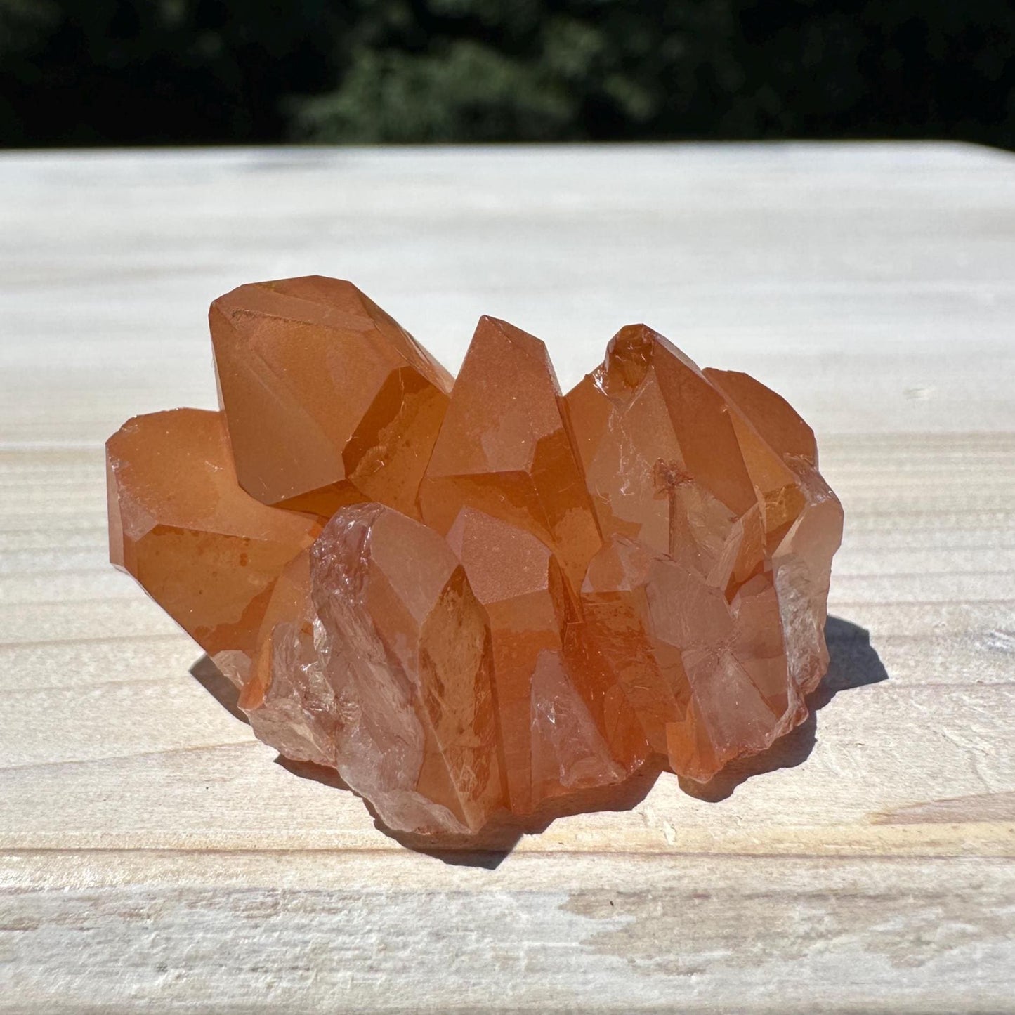 Beautiful Tangerine Quartz Small Cluster - #1