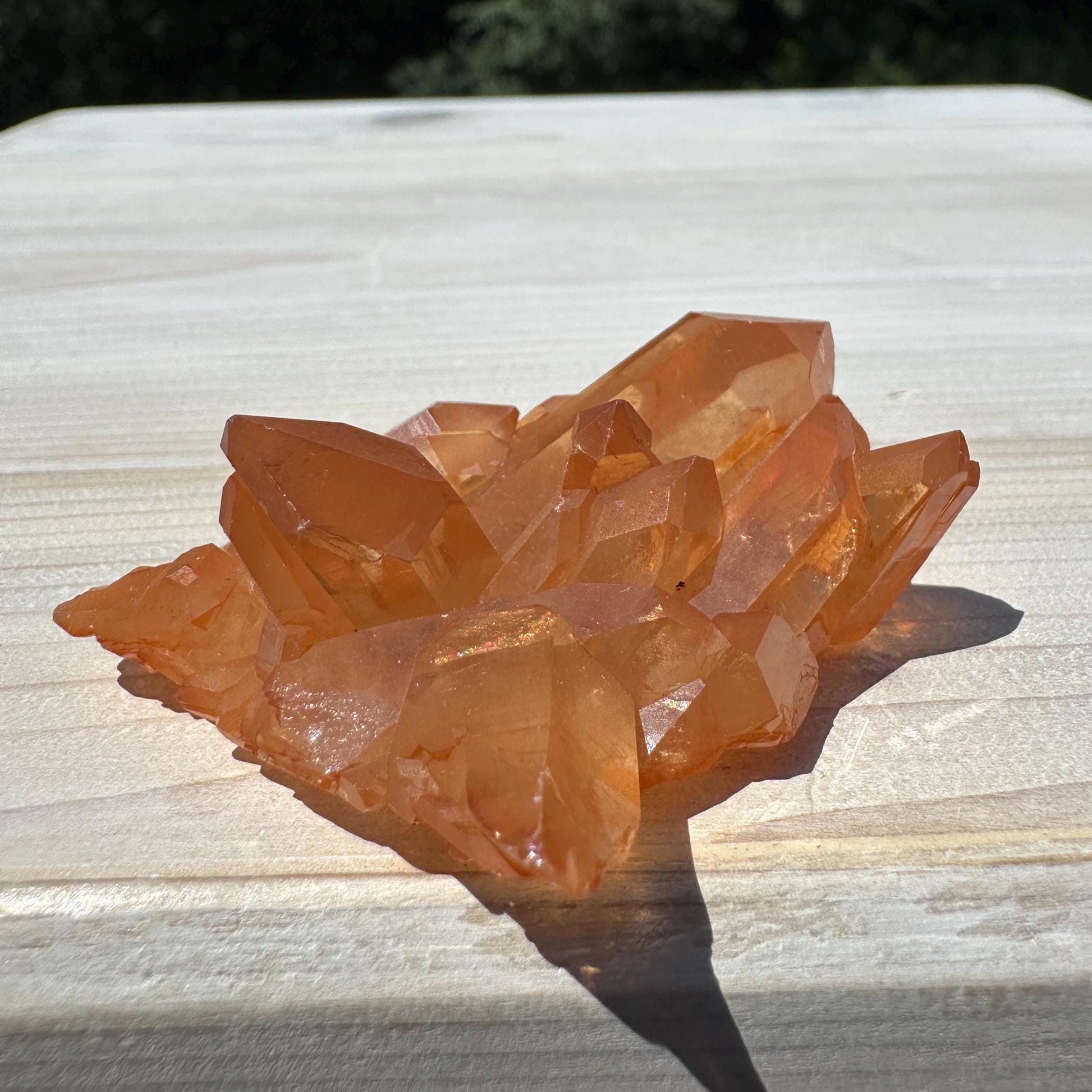 Beautiful Tangerine Quartz Small Cluster - #2