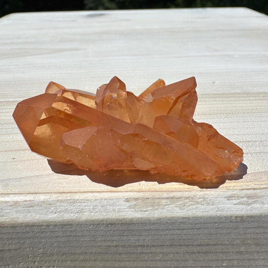 Beautiful Tangerine Quartz Small Cluster - #2