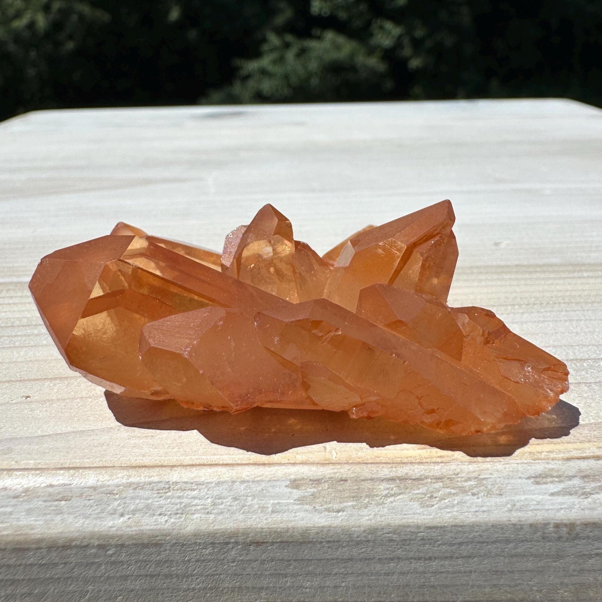 Beautiful Tangerine Quartz Small Cluster - #2