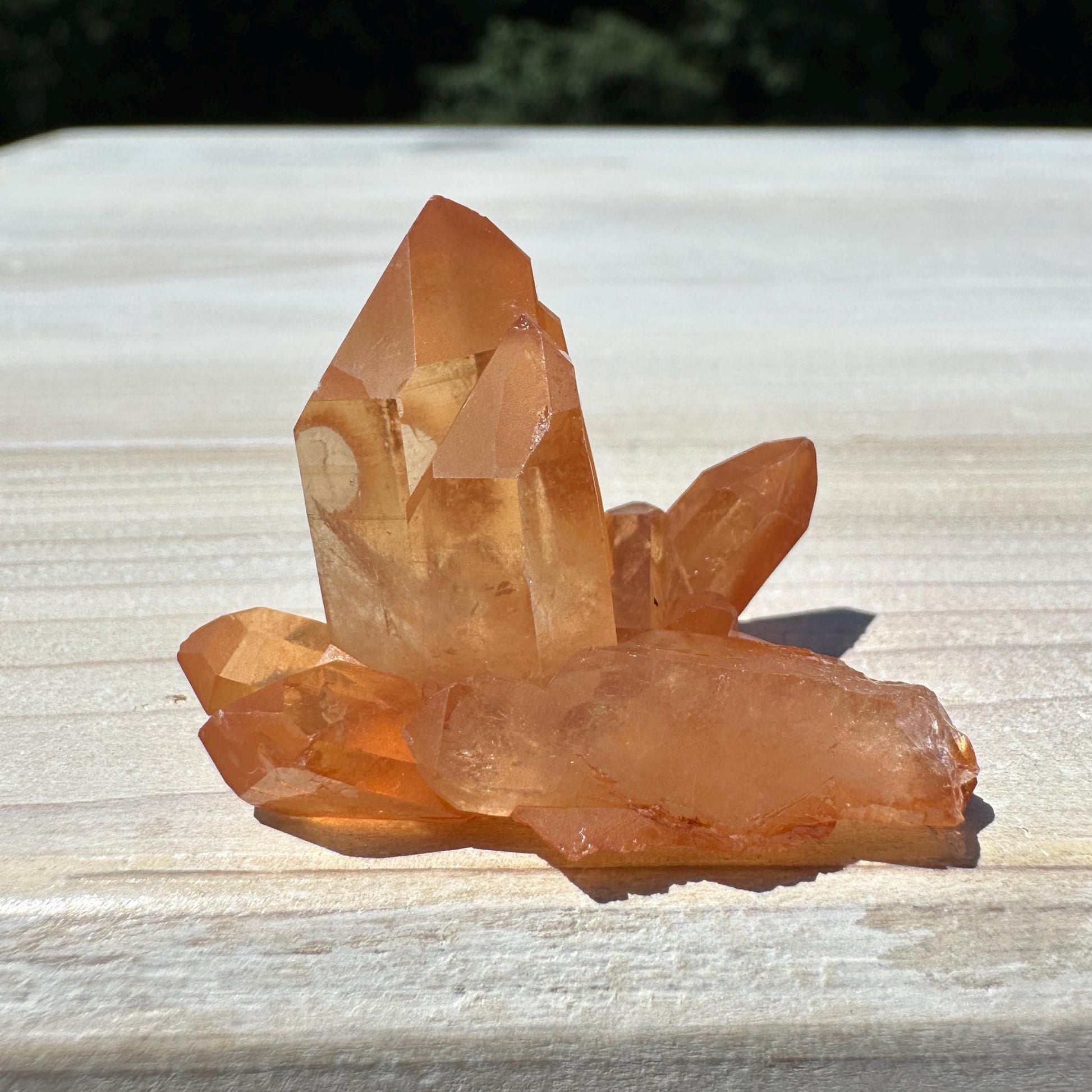 Beautiful Tangerine Quartz Small Cluster - #3