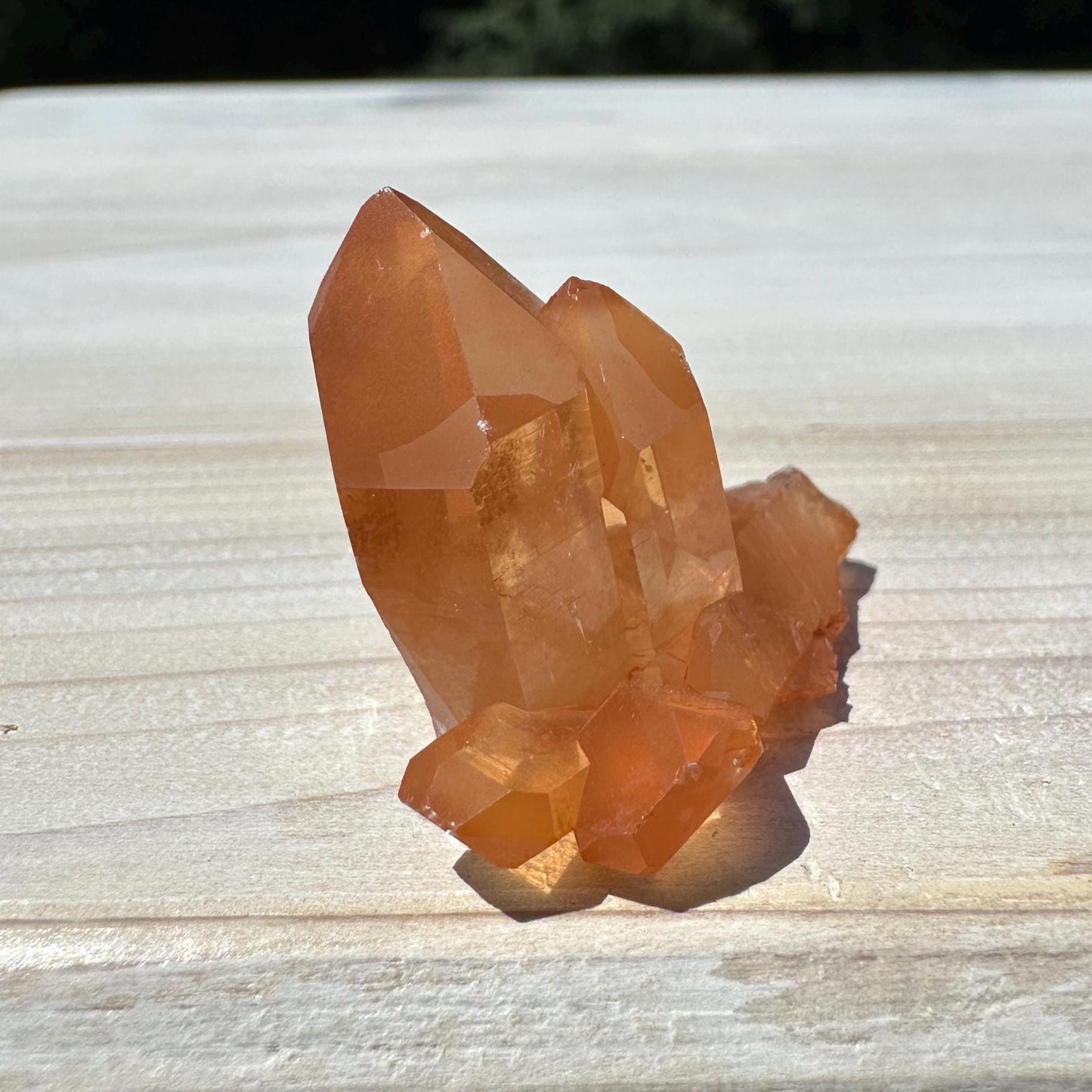 Beautiful Tangerine Quartz Small Cluster - #3