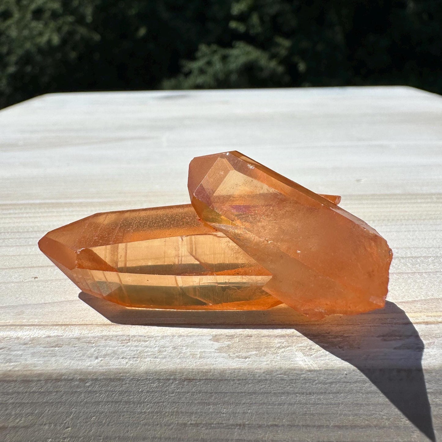 Beautiful Tangerine Quartz Small Cluster - #5